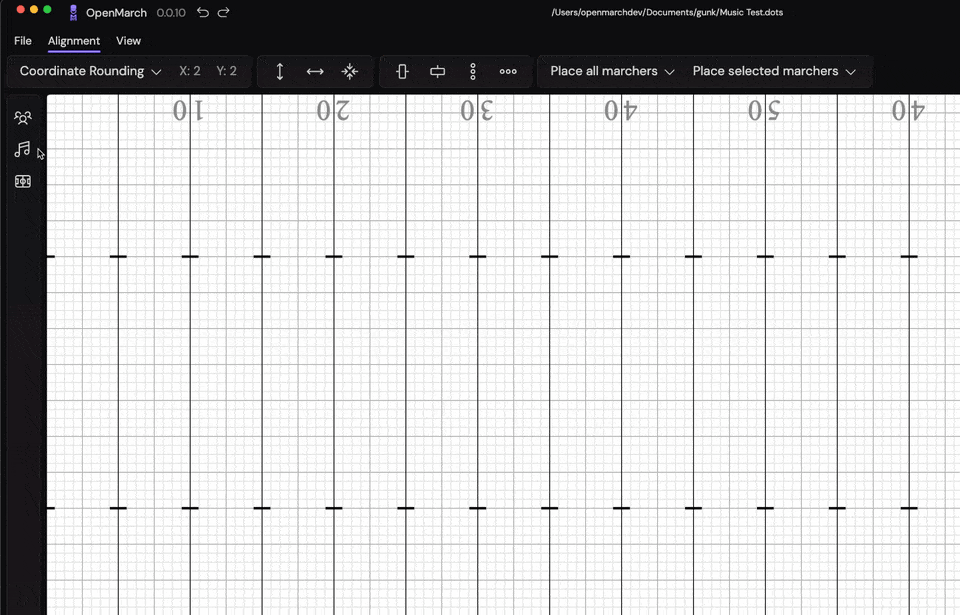 Importing audio example